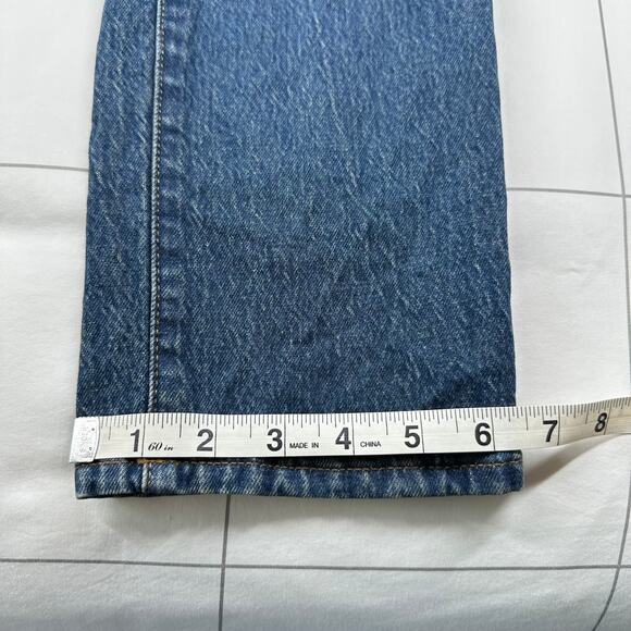 Madewell Jeans Womens 27 Blue Perfect Vintage Haight Wash High Rise Tapered Leg - Picture 14 of 14